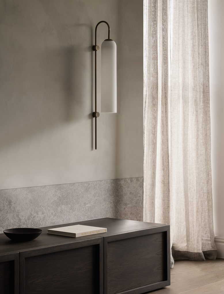 Articolo Studios Luxury Lighting Float Glide Wall Socnce in Living Room