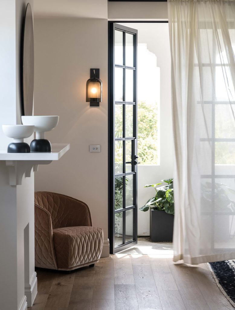 Articolo Studios Luxury Lighting Lumi Wall Sconce in living room