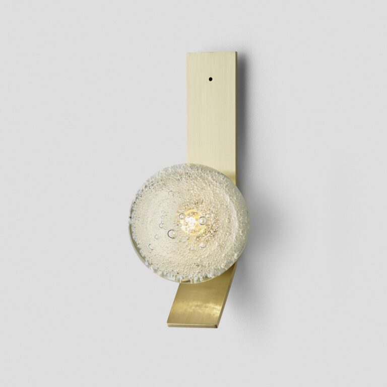 Articolo Studios Fizi Single Ball Brass Wall Sconce on Kick