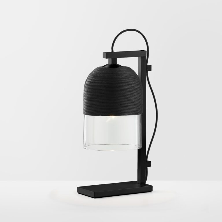 Articolo Lighting Indi Clear Black Table Lamp