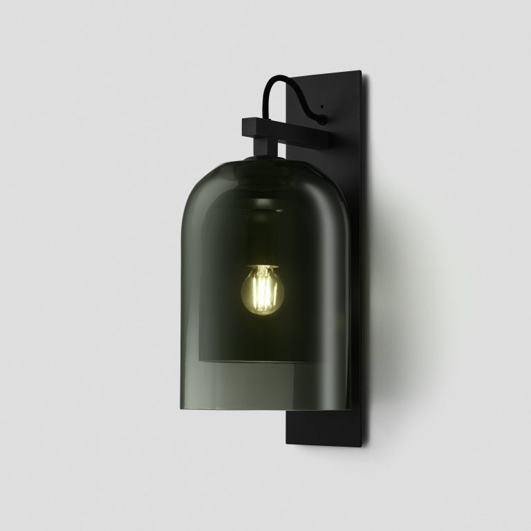 Articolo Studios Luxury Lighting Lumi Wall Sconce Black Grey