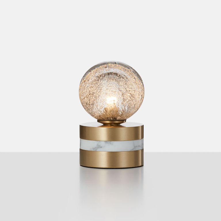 Articolo Studios Fizi Short Table Lamp in Brass