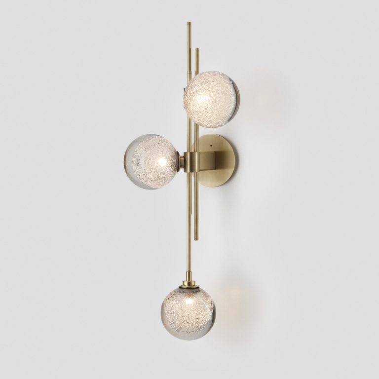 Articolo Studios Trilogy Fizi Brass Wall Sconce