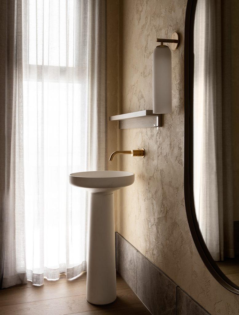 Articolo Studios Luxury Lighting Float Hover Short in Bathroom