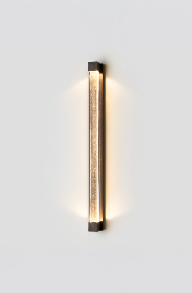 Articolo Studios Luxury lighting fini Wall Sconce in Bronze with clear shade