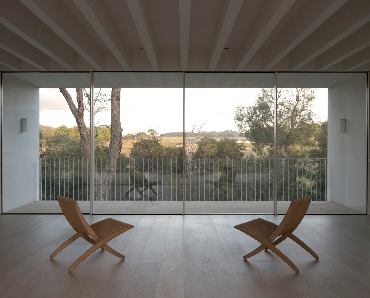 Articolo Studios Luxury Lighting Exterior Slim Large Wall Sconce in King Residence by King Architecture