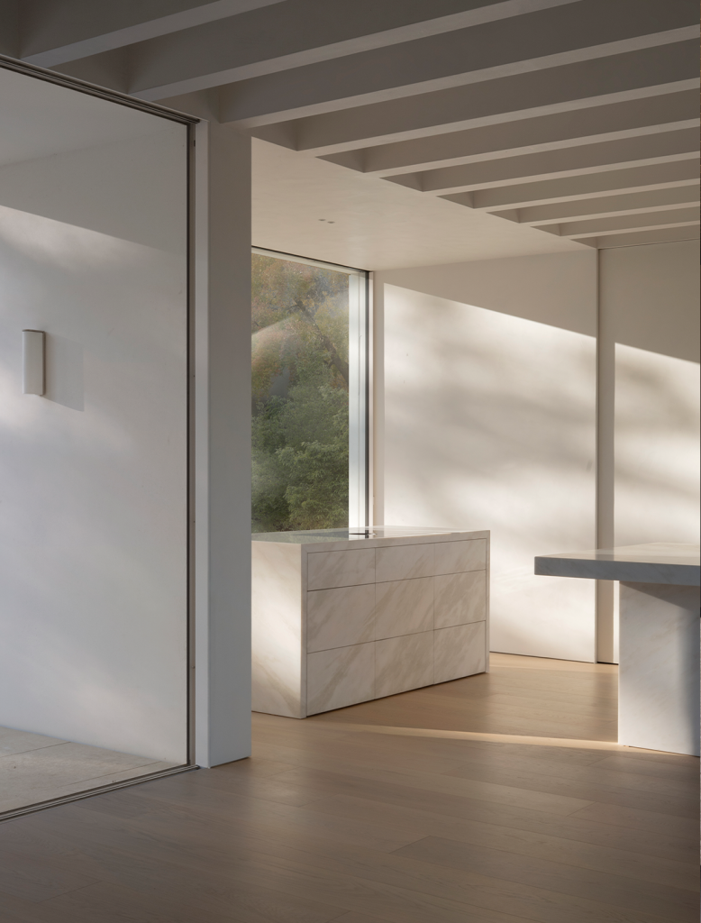 Articolo Studios Luxury Lighting Exterior Slim Large Wall Sconce in King Residence by King Architecture