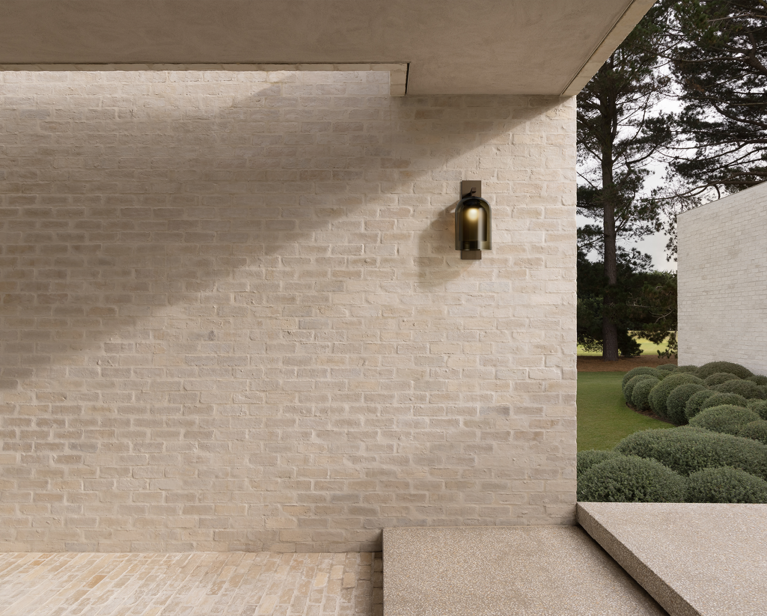 Articolo Studios Luxury Lighting Exterior Lumi Large Wall Sconce in Cape Schanck Residence