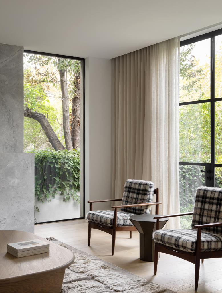 Articolo Studios Luxury Furniture Flare Tall Side Table in Grange Road Porject