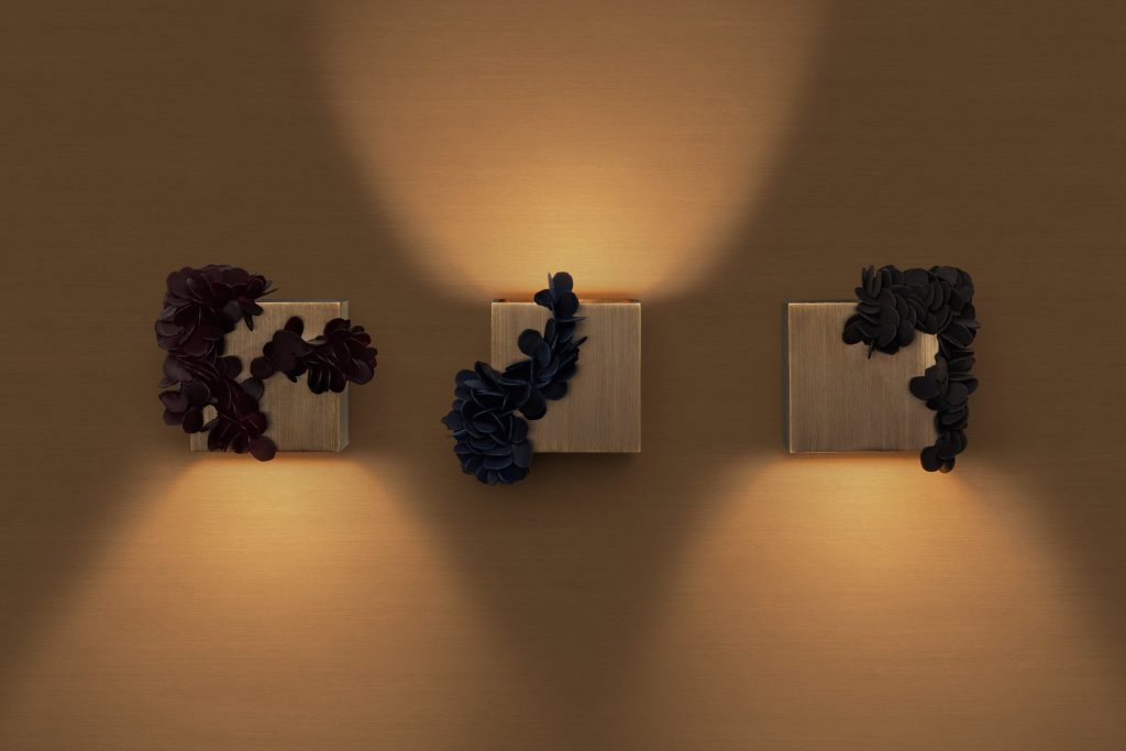 Articolo Studios Luxury Lighting Artist Series Debut Barnacles Single Wall Sconces in Bronze and Various Finishes