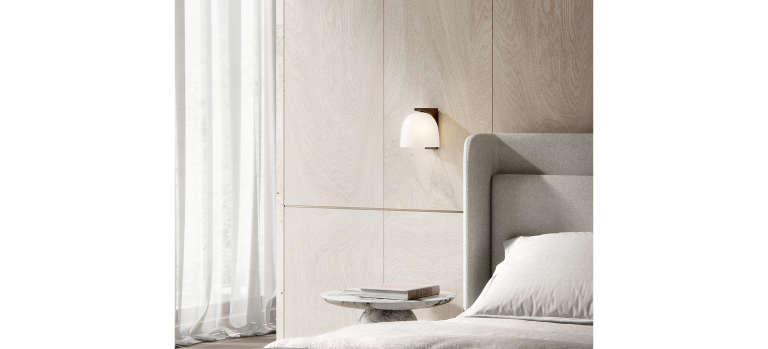 Articolo Studios Luxury Lighting Tubi Wall Sconce in bedroom Visualisation