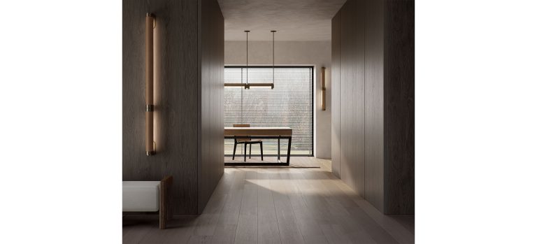 Articolo Studios Luxury Lighting. home featuring the swivel double pendant