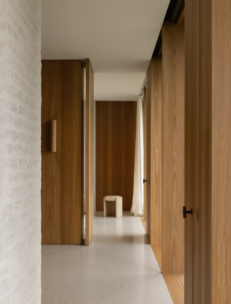 Articolo Studios Luxury Furniture Cuff Stool in Cape Schanck Residence