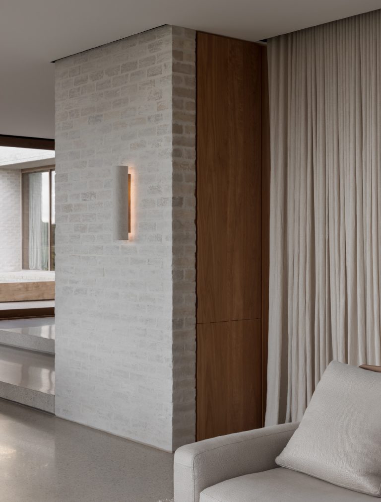 Articolo Studios Luxury Lighting 12:40 Wall Sconce in Cape Schanck Residence