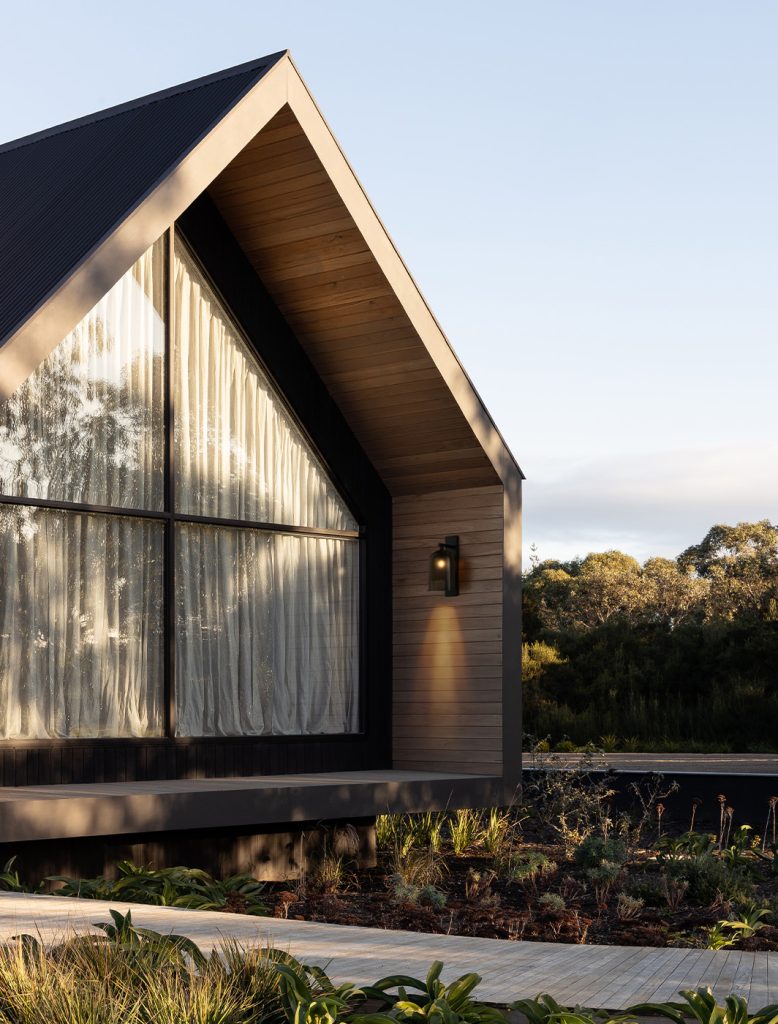 Articolo Studios Luxury Lighting Exterior Lumi Wall Sconce at Pendinsula Farm house