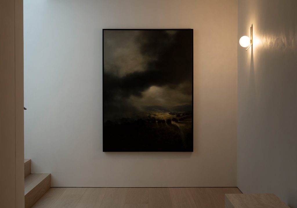 Articolo Studios Luxury Lighting Fizi Wall Sconce on Kick in King Residence by King Architecture