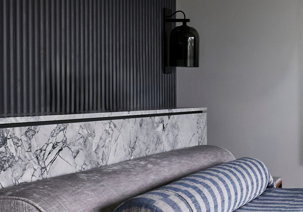 Articolo Studio Luxury Lighting Lumi Wall Sconce in Middle Harbour House by Studio Trio