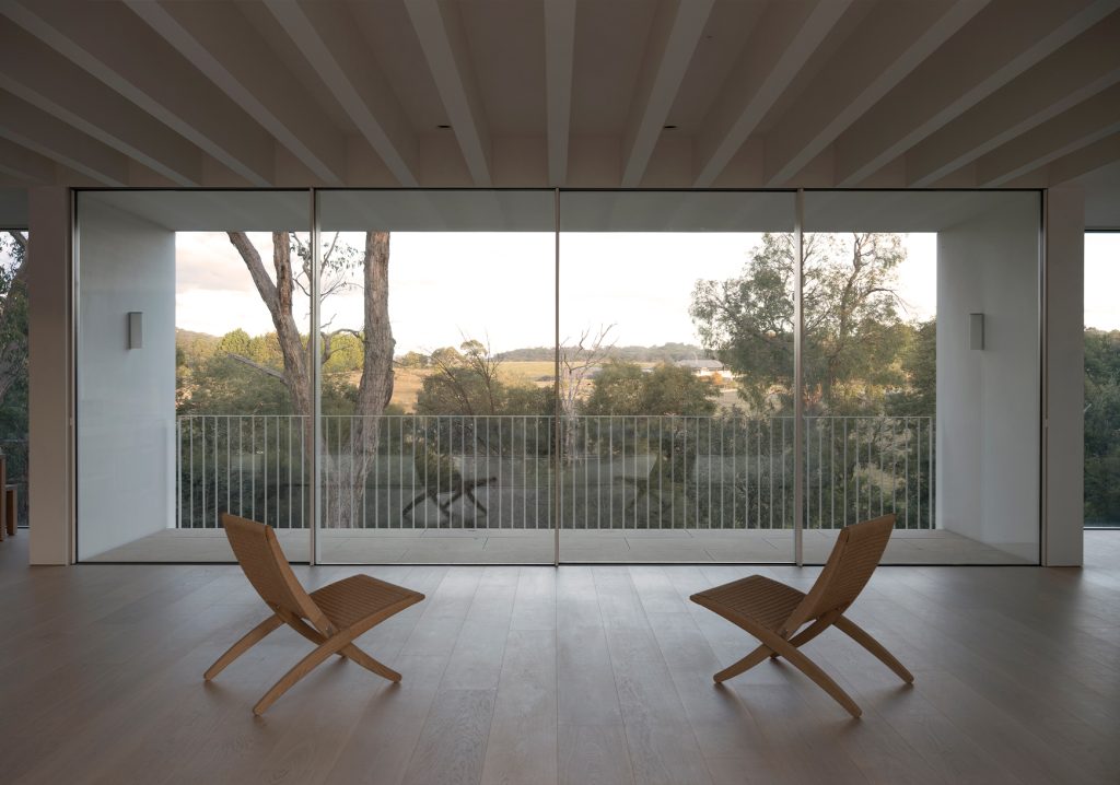 Articolo Studios Luxury Lighting Exterior Slim Large Wall Sconces in King Residence by King Architecture