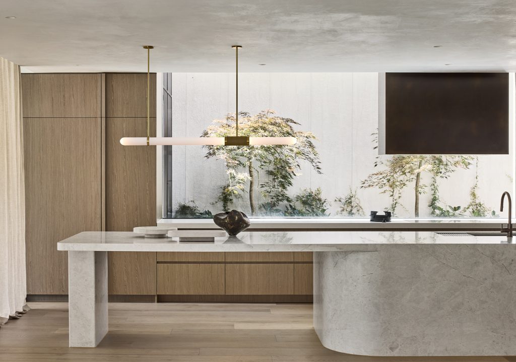Articolo Studios Luxury Lighting Scandal Long Pendant in Sands Residence by McKimm