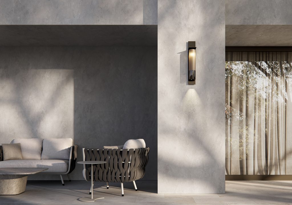 Articolo Studios Luxury Lighting Eclipse Tall Wall Sconce in Anodised Bronze