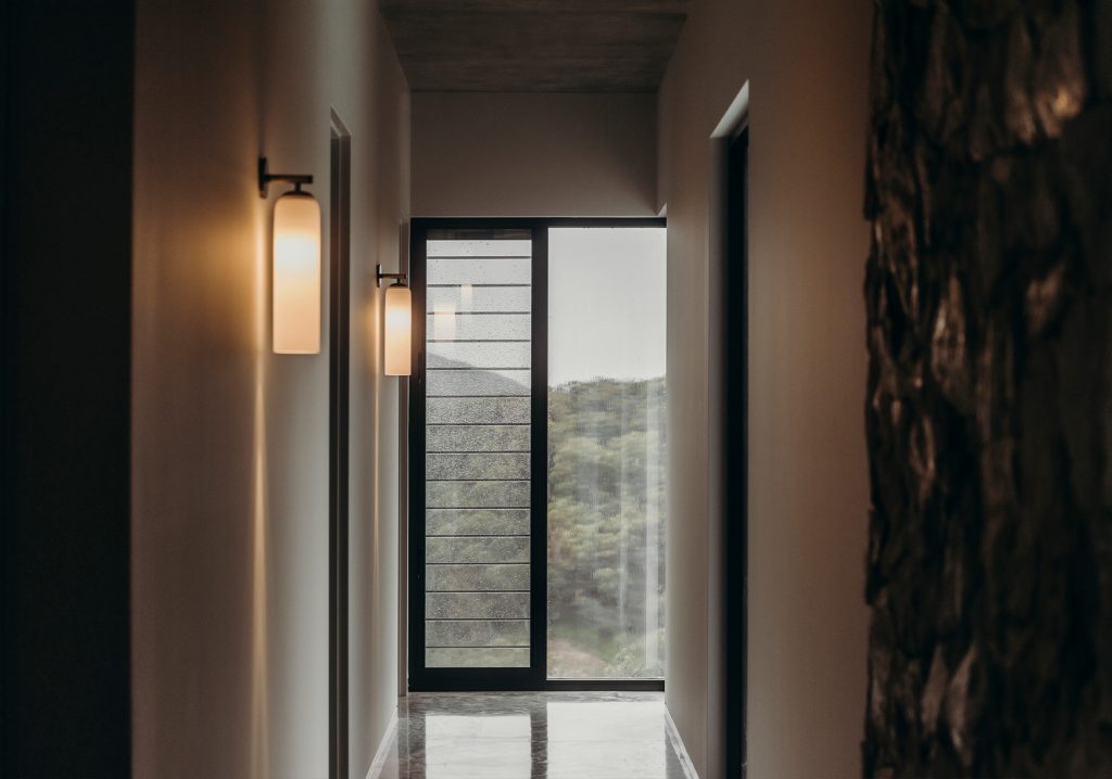 Articolo Studios Luxury Lighting Float Wall Sconces in Greenbuild Construction