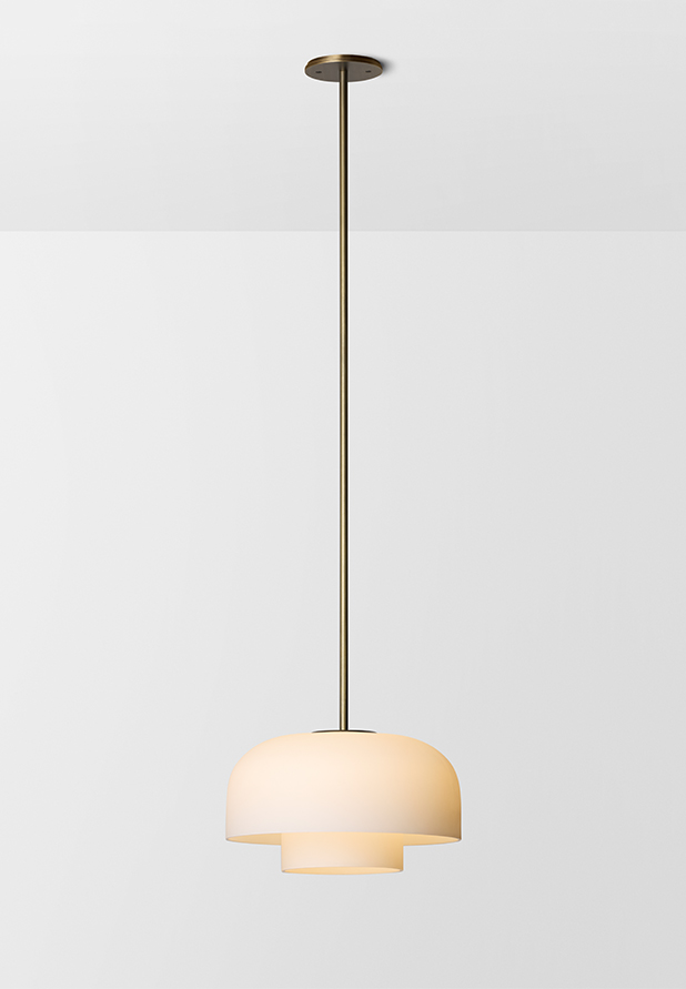 Rolo Double Down Single Pendant